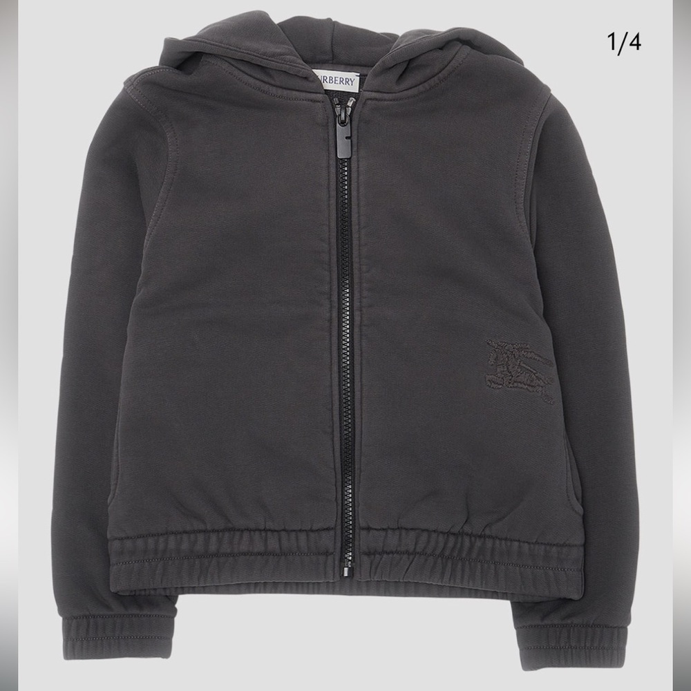 NWT- Burberry Hoodie with Equestrian Knight Detail Size 6